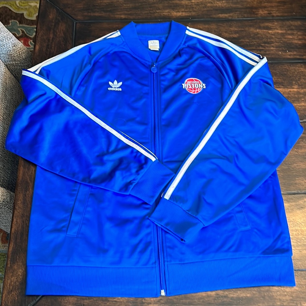 Detroit Pistons Adidas Zip-up